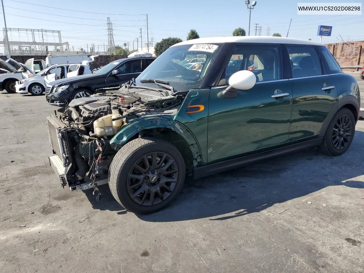 2016 Mini Cooper VIN: WMWXU1C52G2D08298 Lot: 78074754