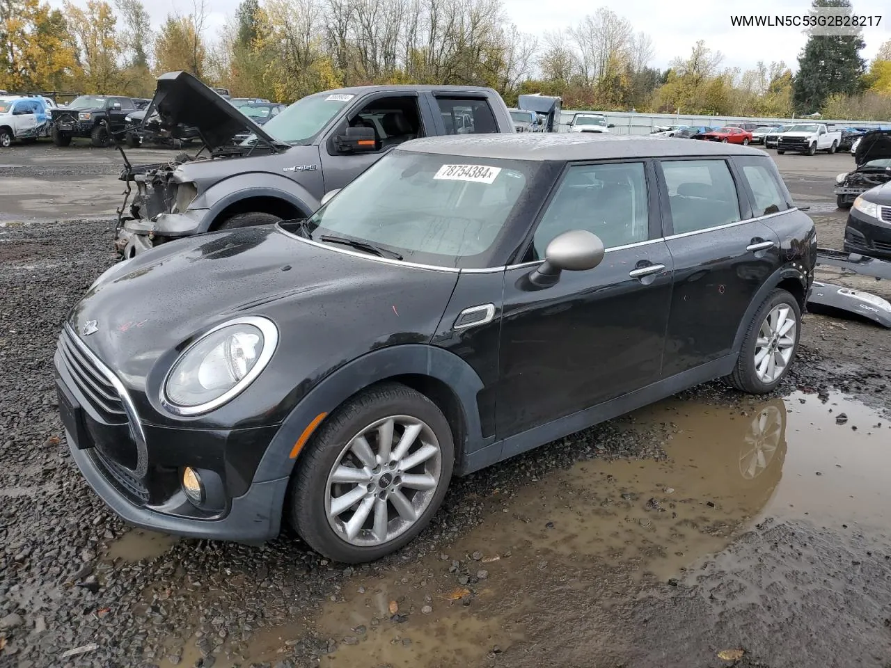 2016 Mini Cooper Clubman VIN: WMWLN5C53G2B28217 Lot: 78754384