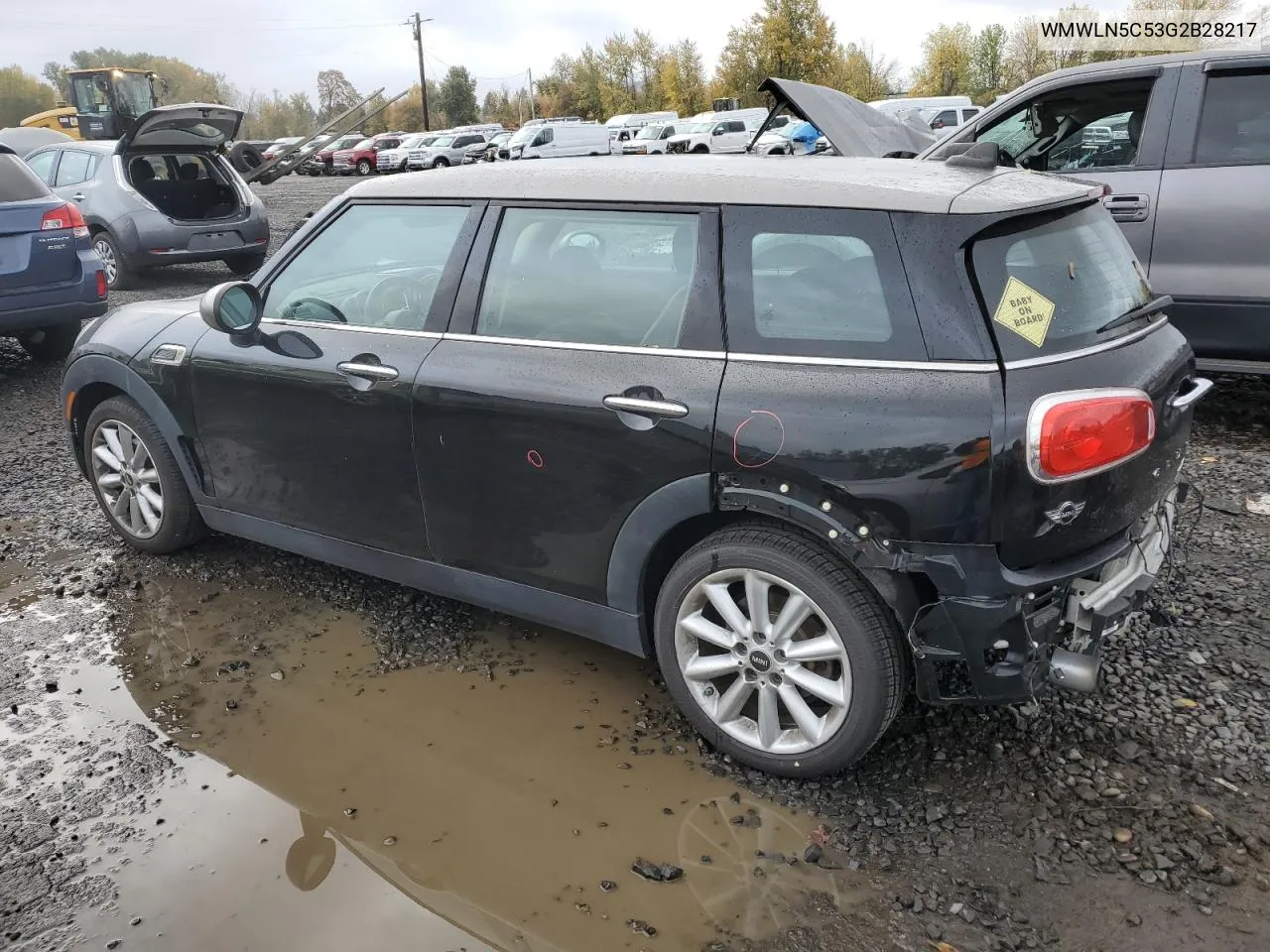 2016 Mini Cooper Clubman VIN: WMWLN5C53G2B28217 Lot: 78754384