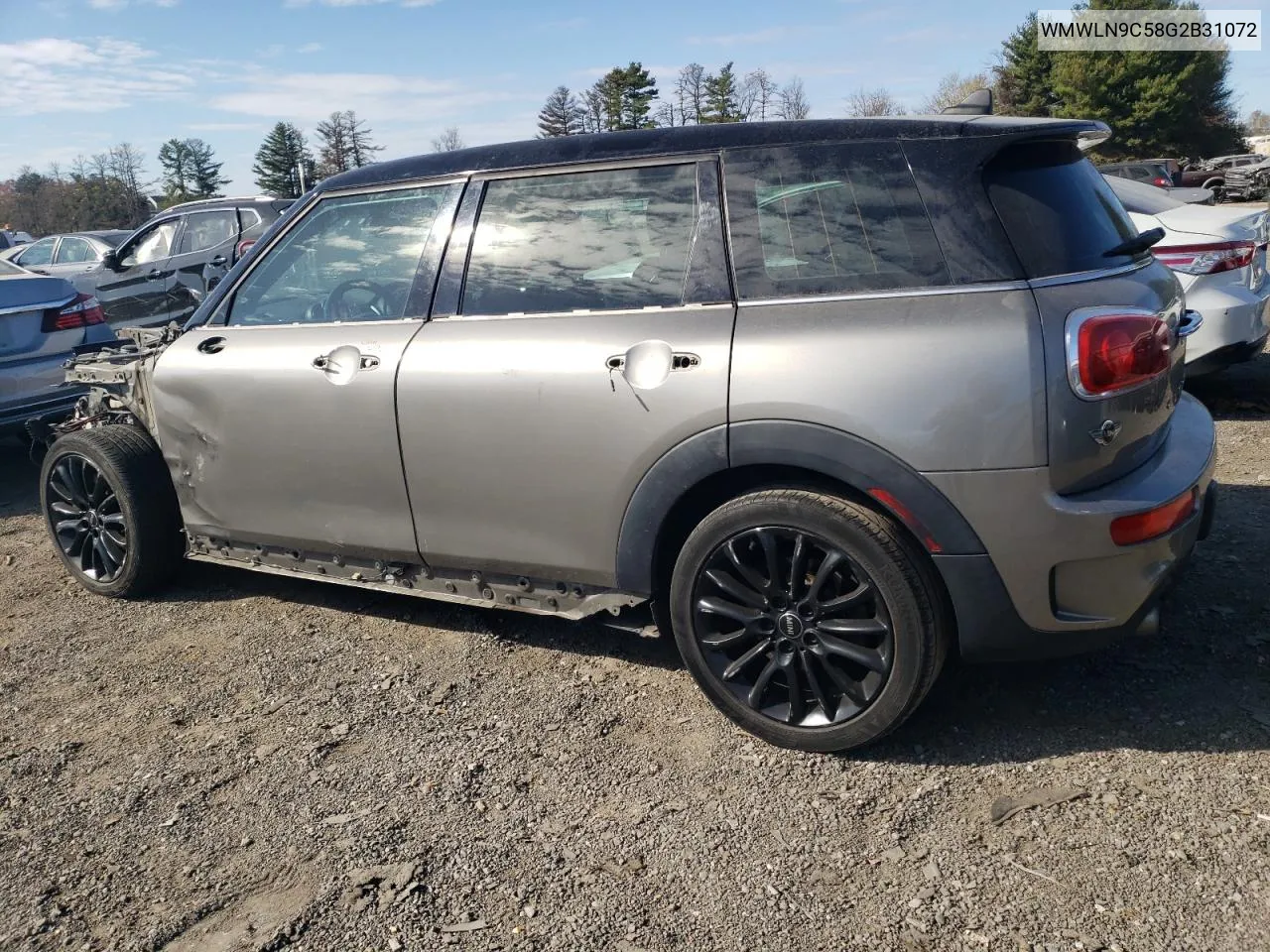 2016 Mini Cooper S Clubman VIN: WMWLN9C58G2B31072 Lot: 78915774