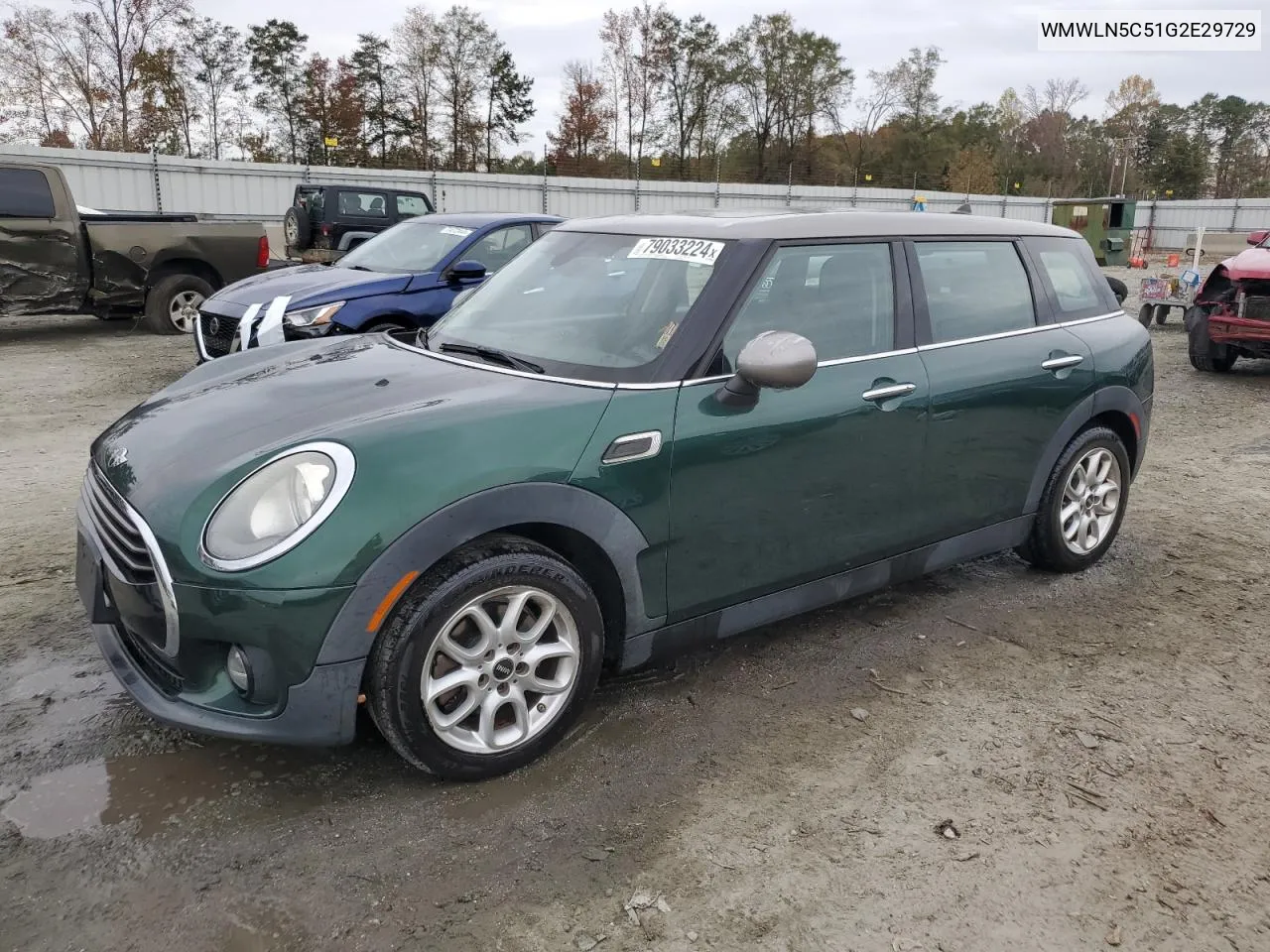 2016 Mini Cooper Clubman VIN: WMWLN5C51G2E29729 Lot: 79033224