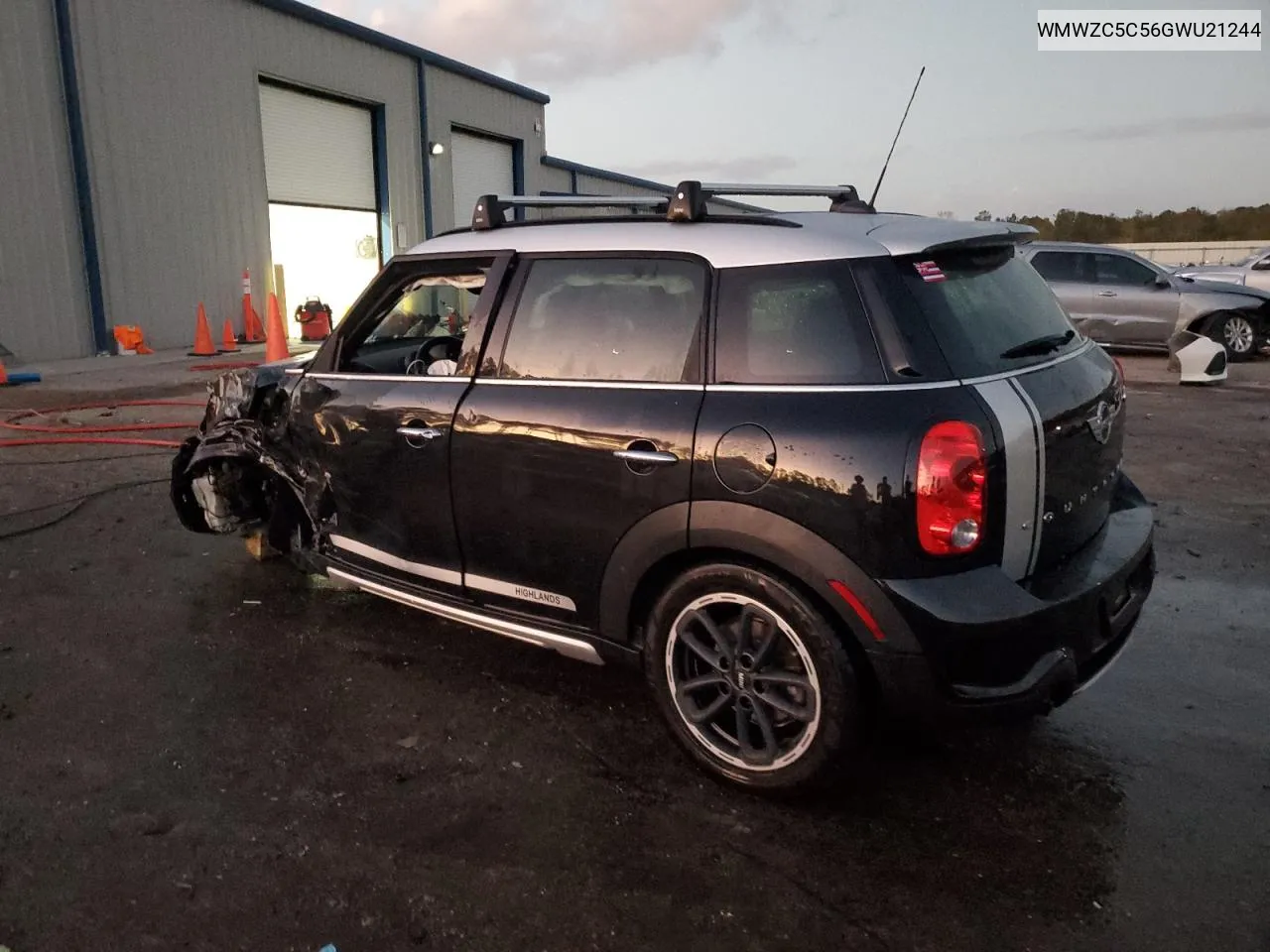 2016 Mini Cooper S Countryman VIN: WMWZC5C56GWU21244 Lot: 79046784