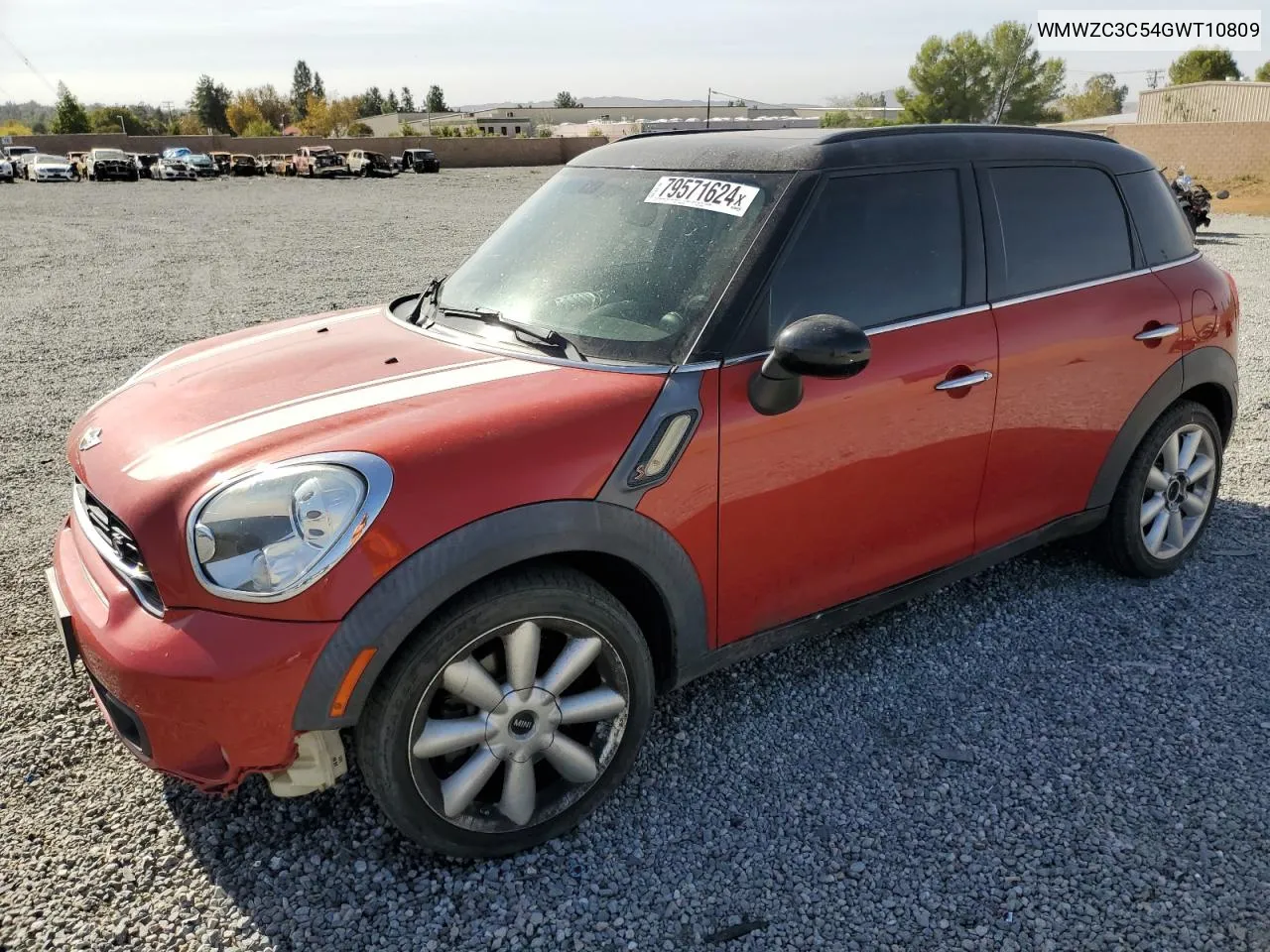 2016 Mini Cooper S Countryman VIN: WMWZC3C54GWT10809 Lot: 79571624