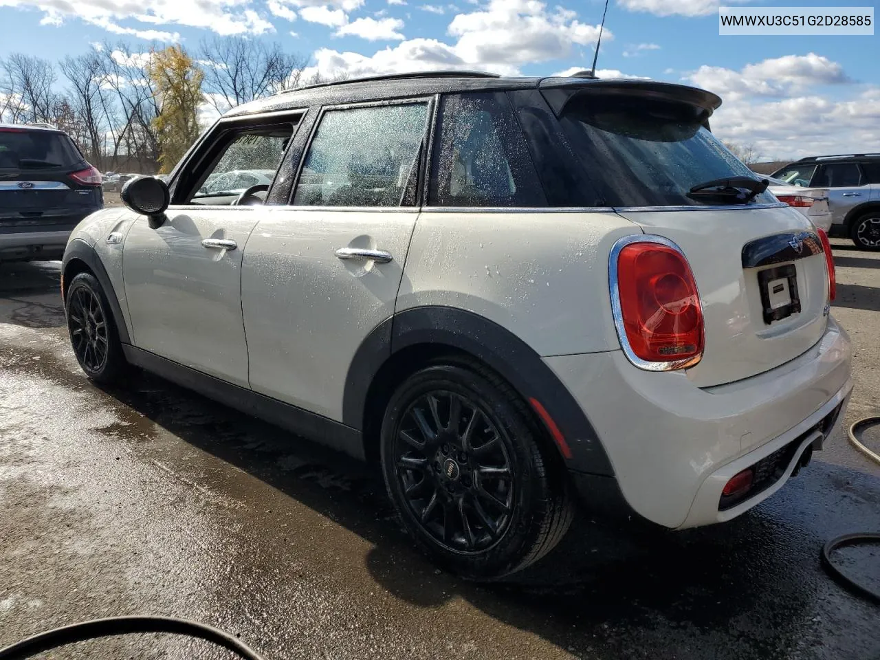 2016 Mini Cooper S VIN: WMWXU3C51G2D28585 Lot: 79816804