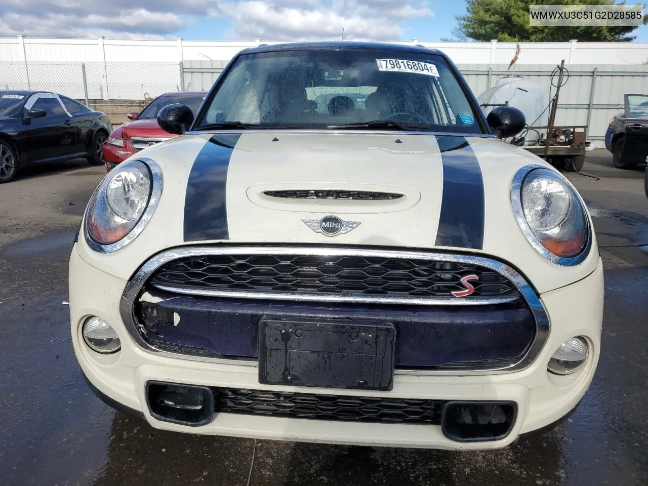 2016 Mini Cooper S VIN: WMWXU3C51G2D28585 Lot: 79816804