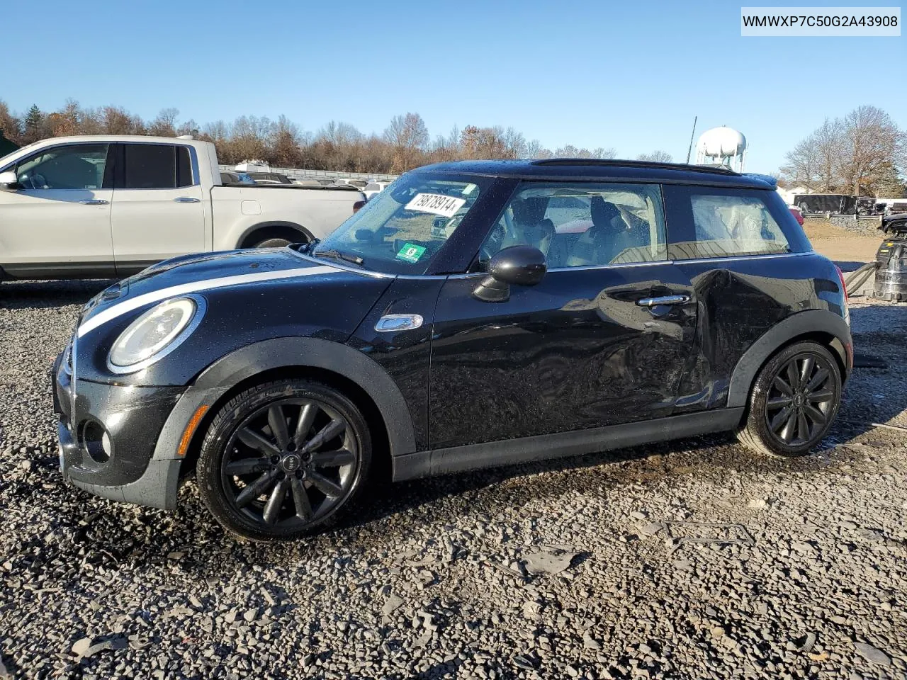 2016 Mini Cooper S VIN: WMWXP7C50G2A43908 Lot: 79878914