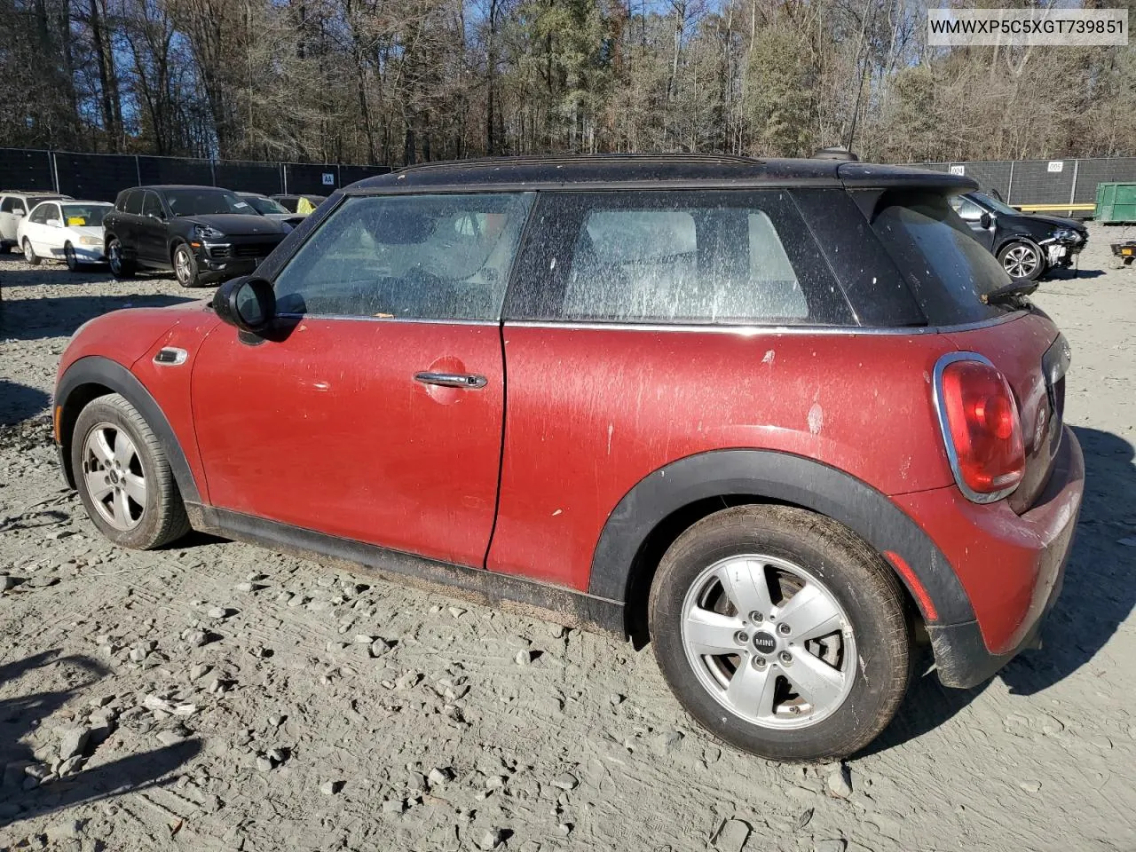 2016 Mini Cooper VIN: WMWXP5C5XGT739851 Lot: 80266034