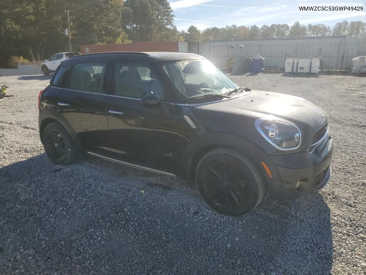 2016 Mini Cooper S Countryman VIN: WMWZC5C53GWP49429 Lot: 80279504