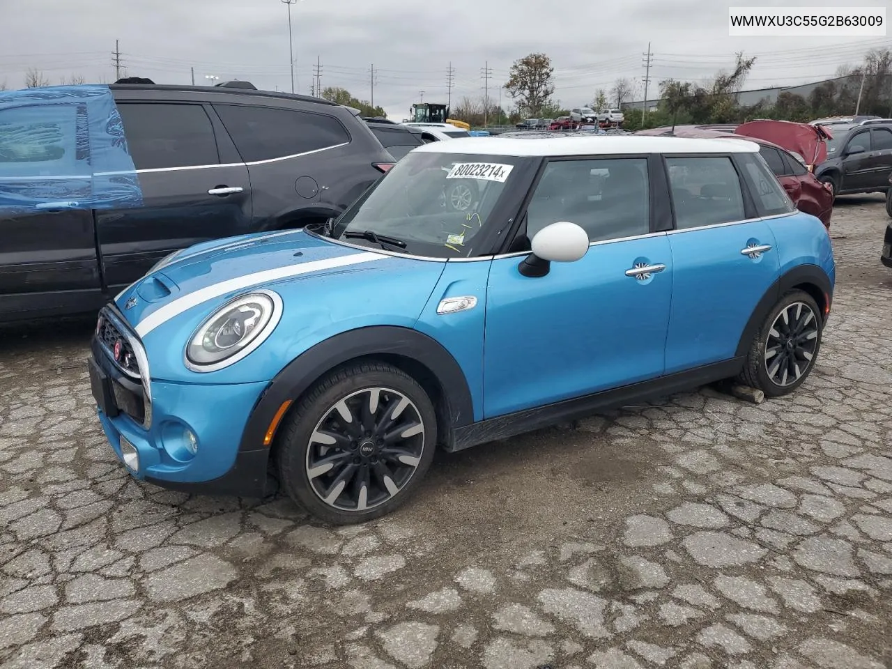 2016 Mini Cooper S VIN: WMWXU3C55G2B63009 Lot: 80629974