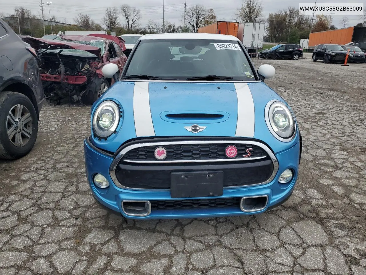 2016 Mini Cooper S VIN: WMWXU3C55G2B63009 Lot: 80629974