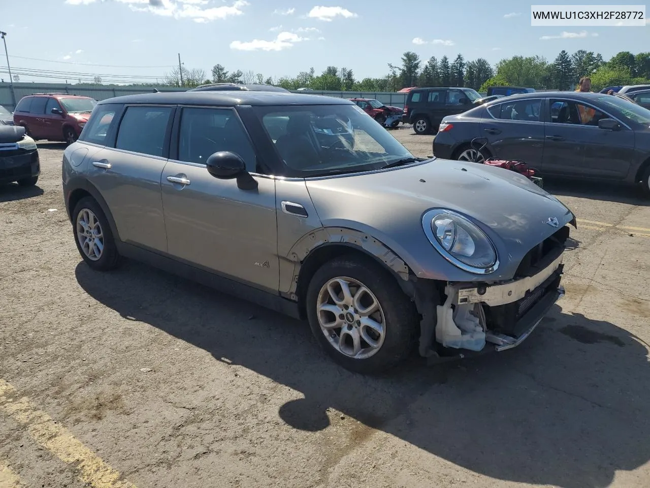 2017 Mini Cooper Clubman All4 VIN: WMWLU1C3XH2F28772 Lot: 55287104