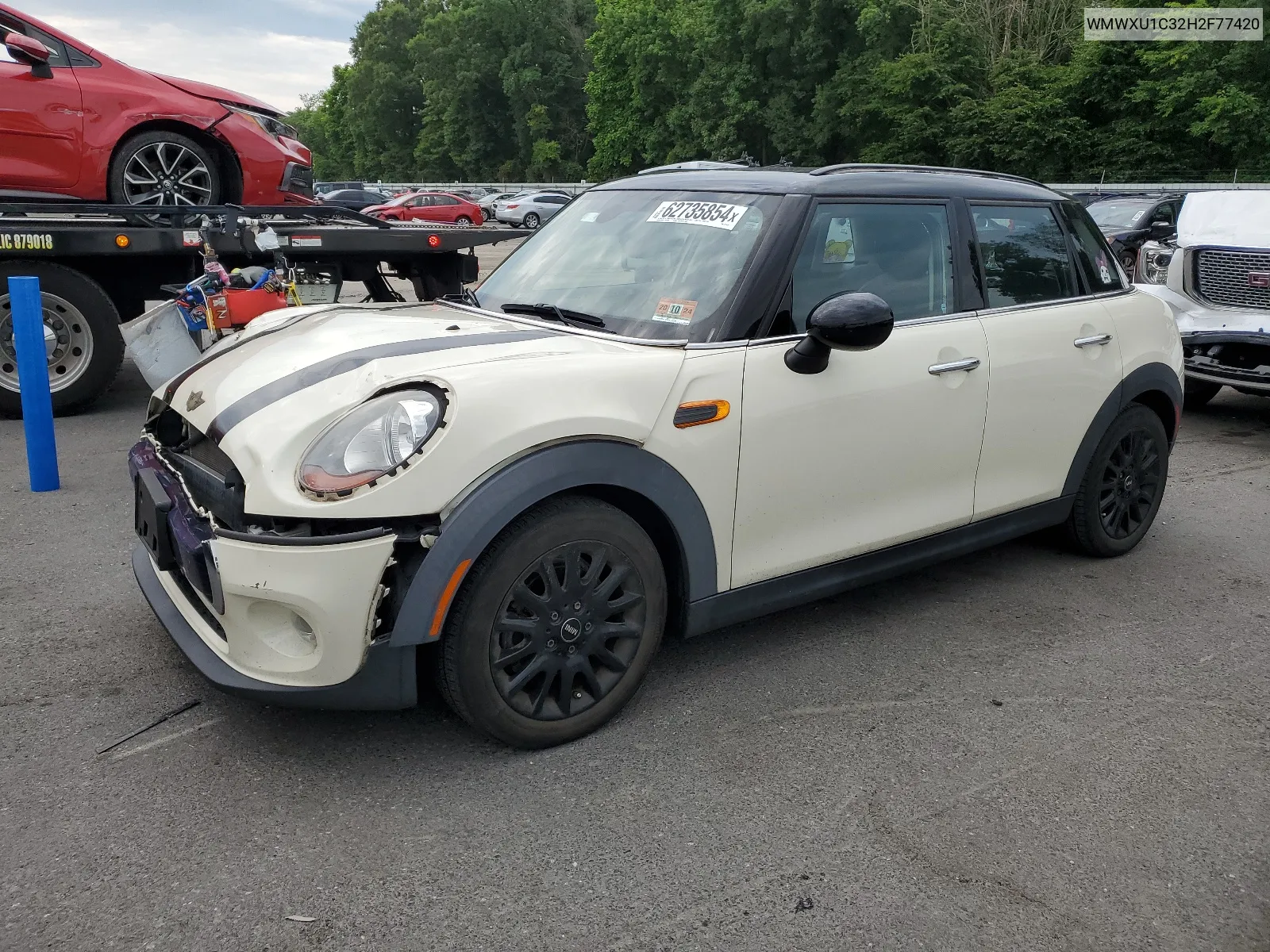 2017 Mini Cooper VIN: WMWXU1C32H2F77420 Lot: 62735854