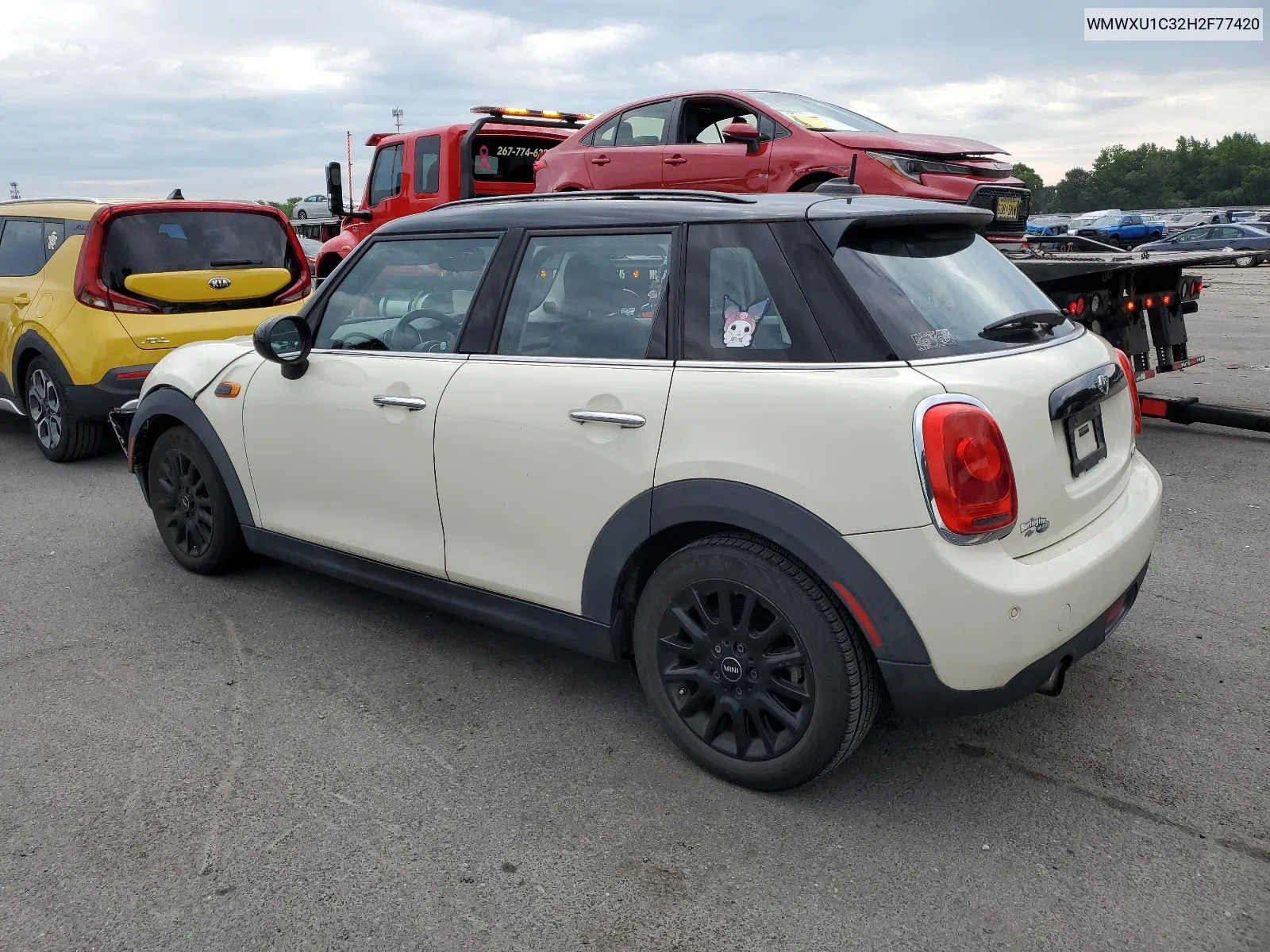 2017 Mini Cooper VIN: WMWXU1C32H2F77420 Lot: 62735854