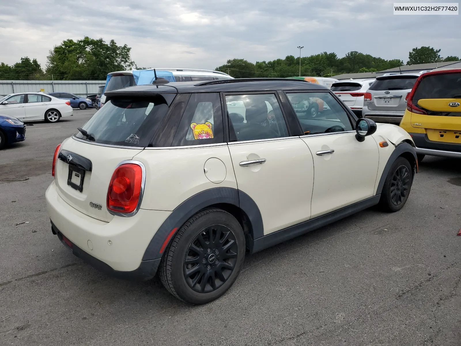 2017 Mini Cooper VIN: WMWXU1C32H2F77420 Lot: 62735854