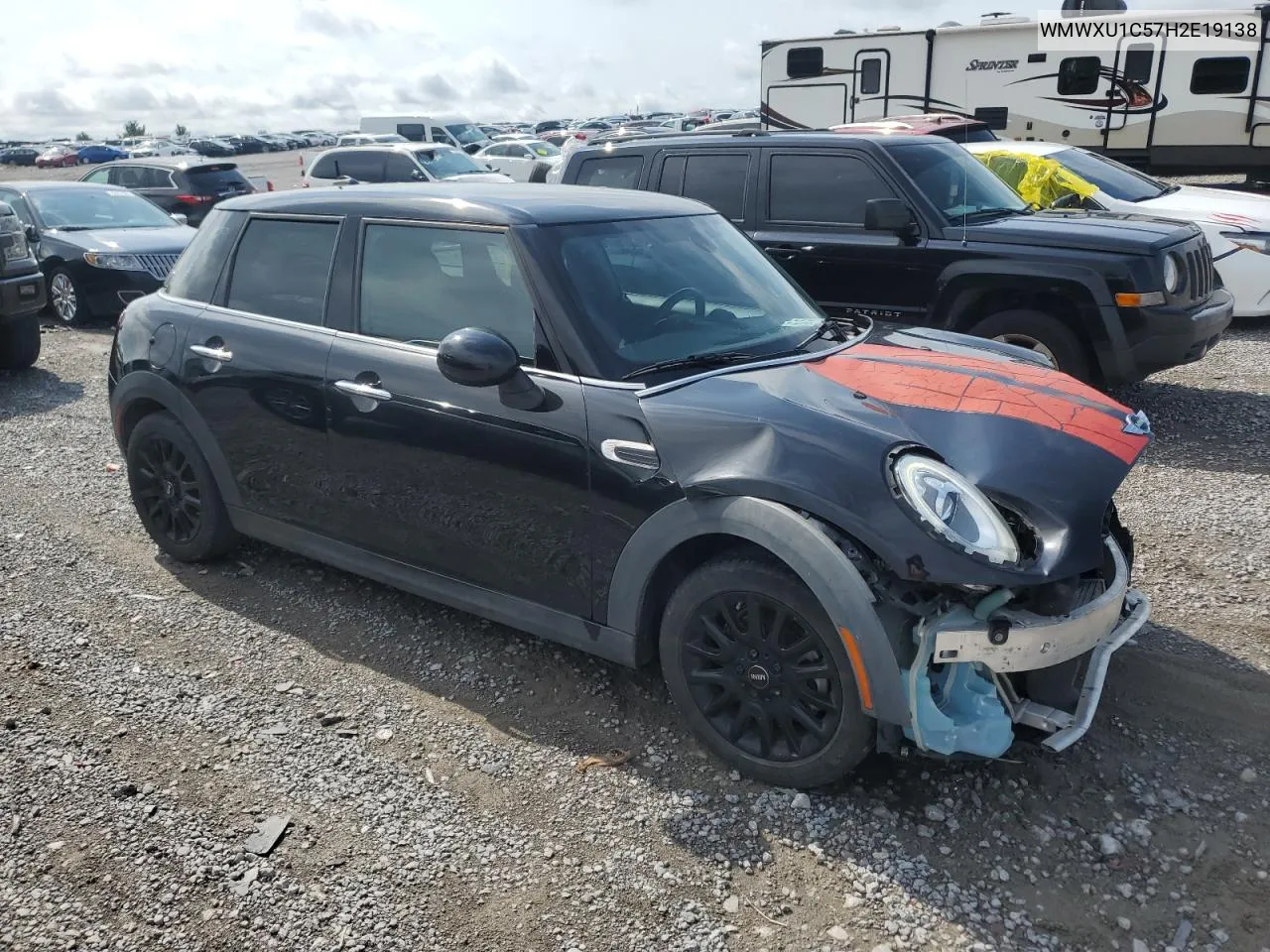 2017 Mini Cooper VIN: WMWXU1C57H2E19138 Lot: 63385684