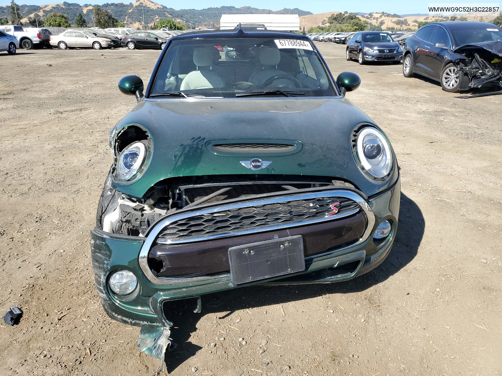 2017 Mini Cooper S VIN: WMWWG9C52H3C22857 Lot: 67788944