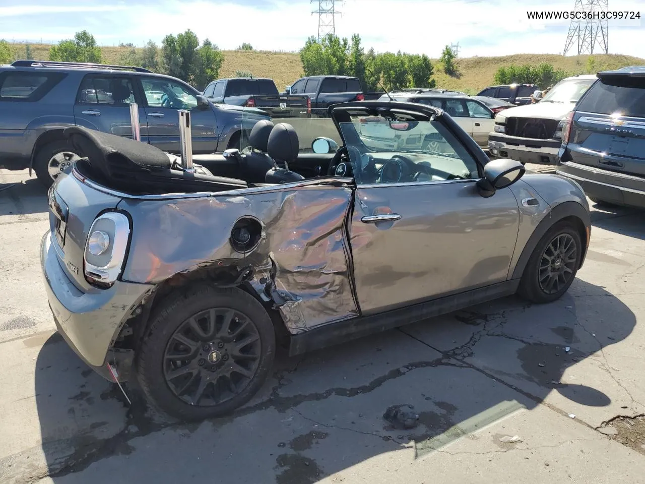 2017 Mini Cooper VIN: WMWWG5C36H3C99724 Lot: 69458424