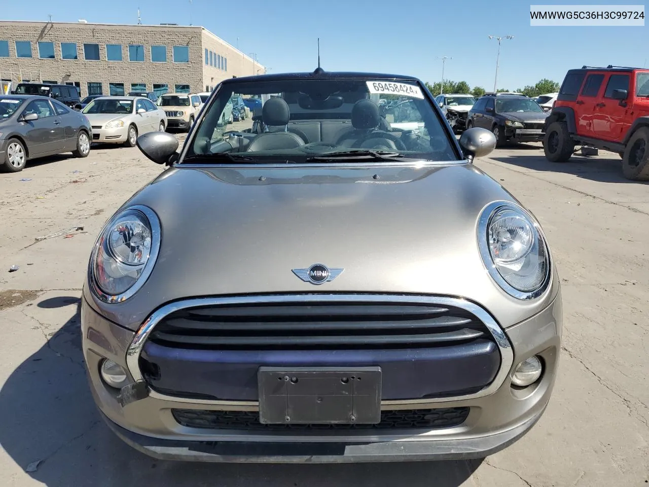 2017 Mini Cooper VIN: WMWWG5C36H3C99724 Lot: 69458424