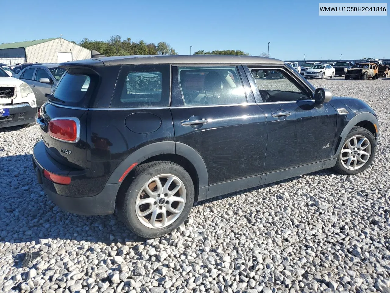 2017 Mini Cooper Clubman All4 VIN: WMWLU1C50H2C41846 Lot: 69652264