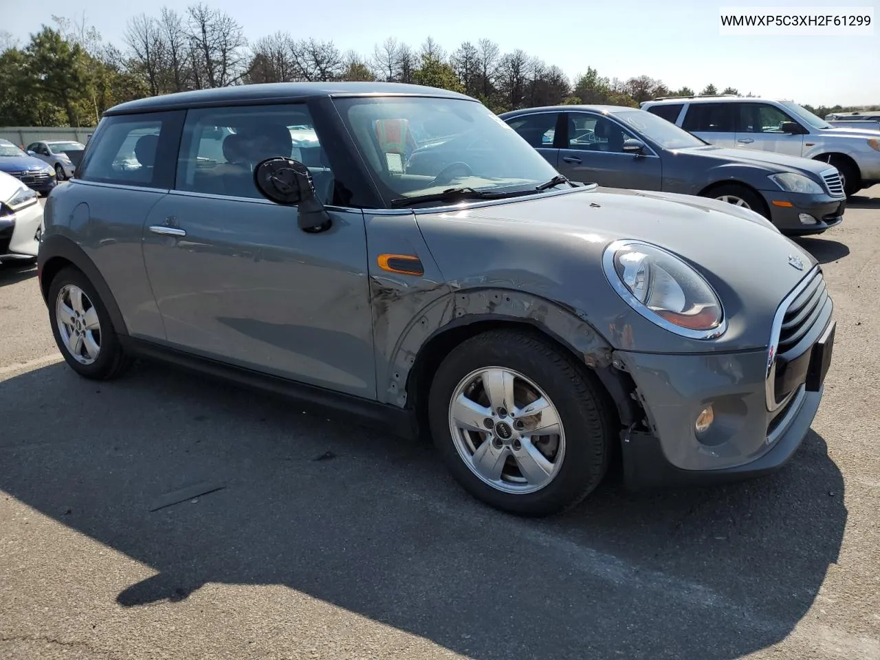 2017 Mini Cooper VIN: WMWXP5C3XH2F61299 Lot: 69696294