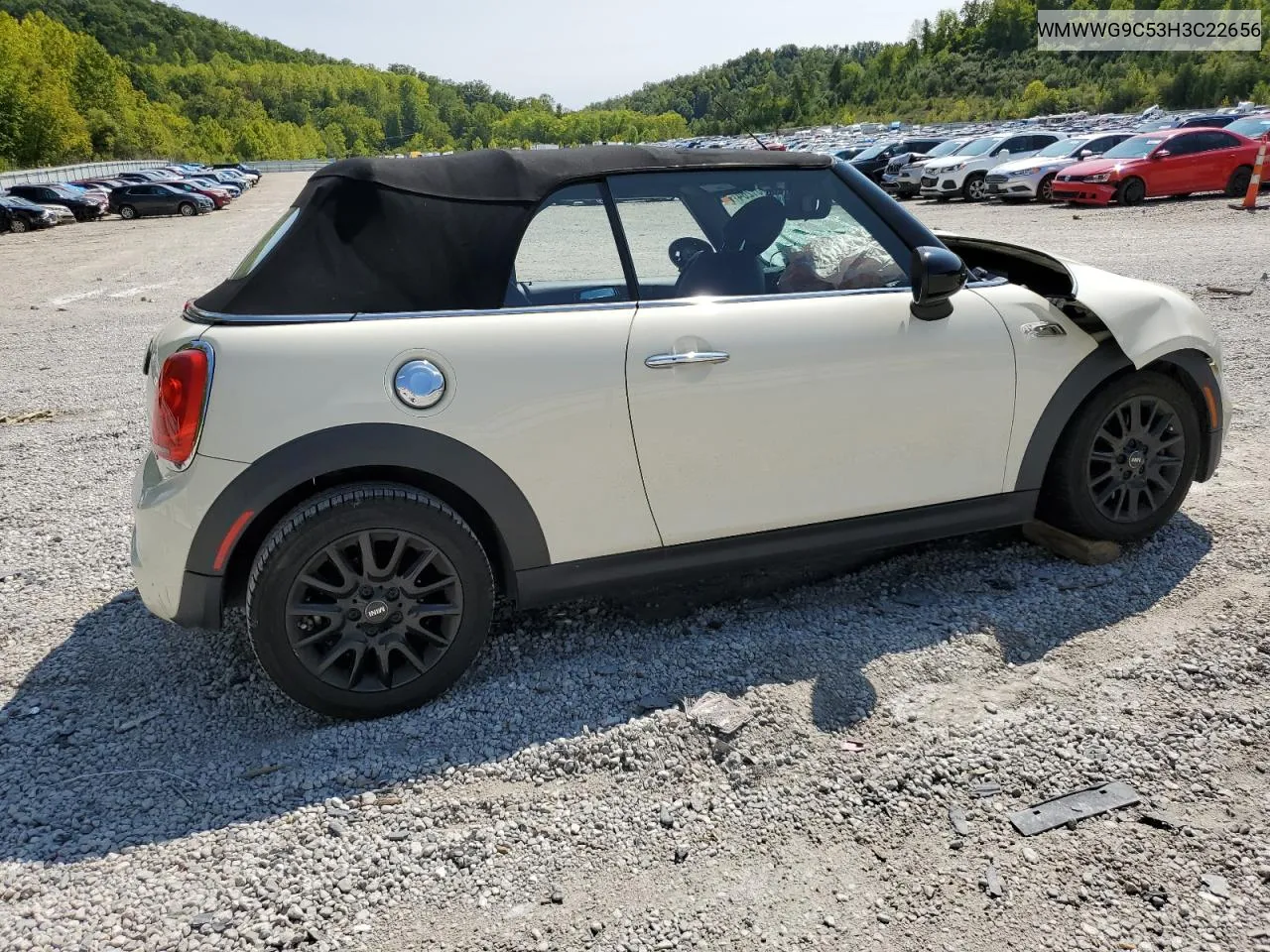 2017 Mini Cooper S VIN: WMWWG9C53H3C22656 Lot: 70481284