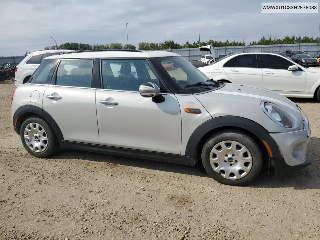 2017 Mini Cooper VIN: WMWXU1C33H2F78088 Lot: 71086184