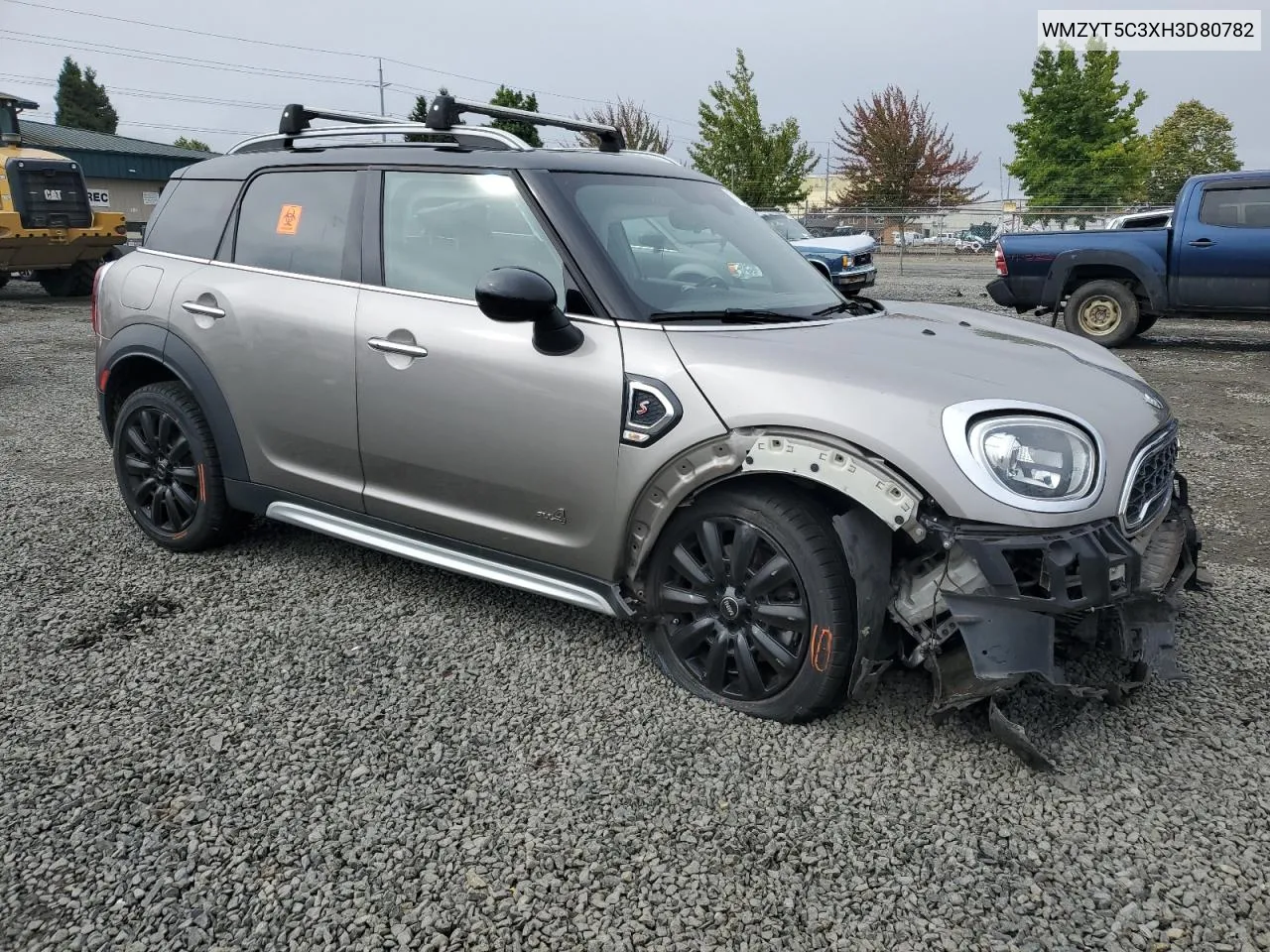 2017 Mini Cooper S Countryman All4 VIN: WMZYT5C3XH3D80782 Lot: 71134874