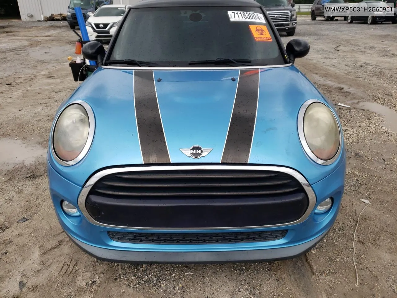 2017 Mini Cooper VIN: WMWXP5C31H2G60951 Lot: 71183004