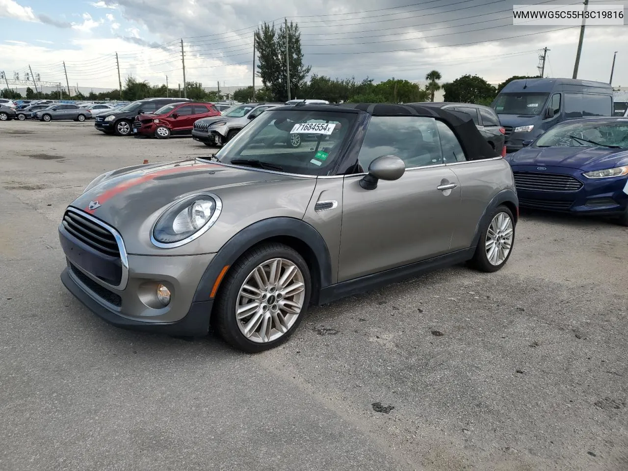 2017 Mini Cooper VIN: WMWWG5C55H3C19816 Lot: 71684554