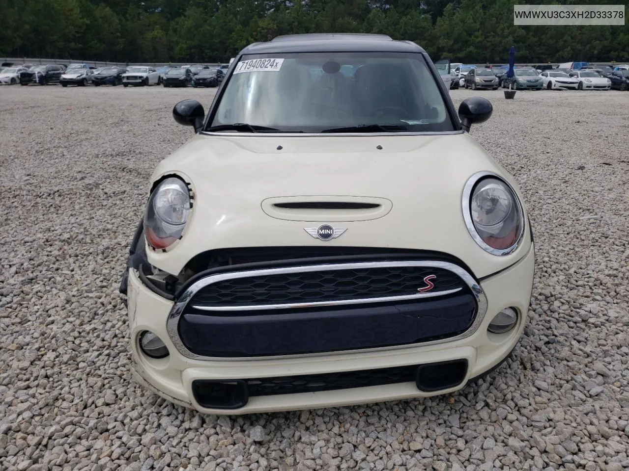 2017 Mini Cooper S VIN: WMWXU3C3XH2D33378 Lot: 71940824