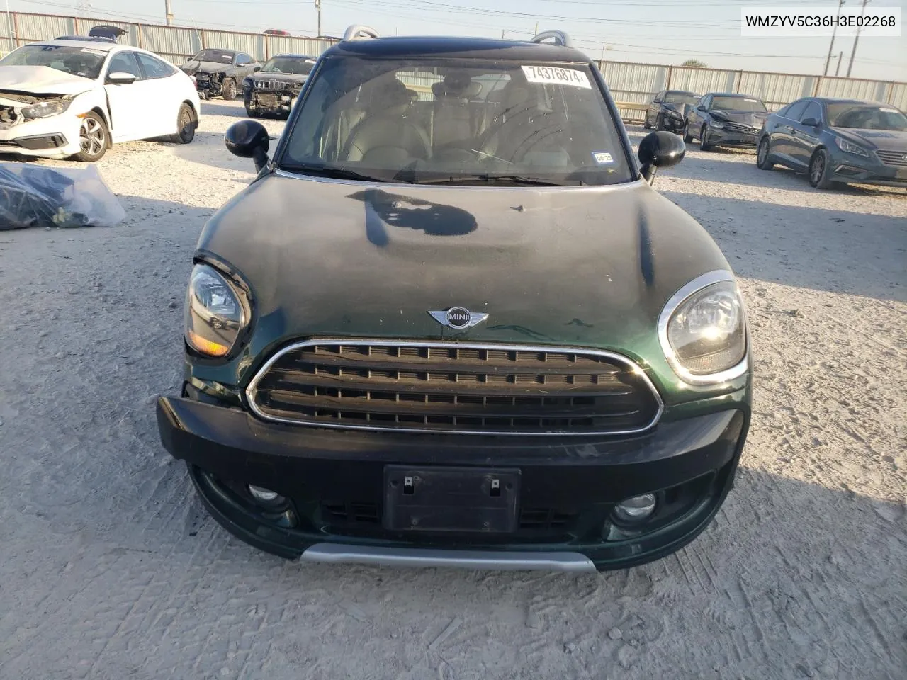 2017 Mini Cooper Countryman All4 VIN: WMZYV5C36H3E02268 Lot: 74376874