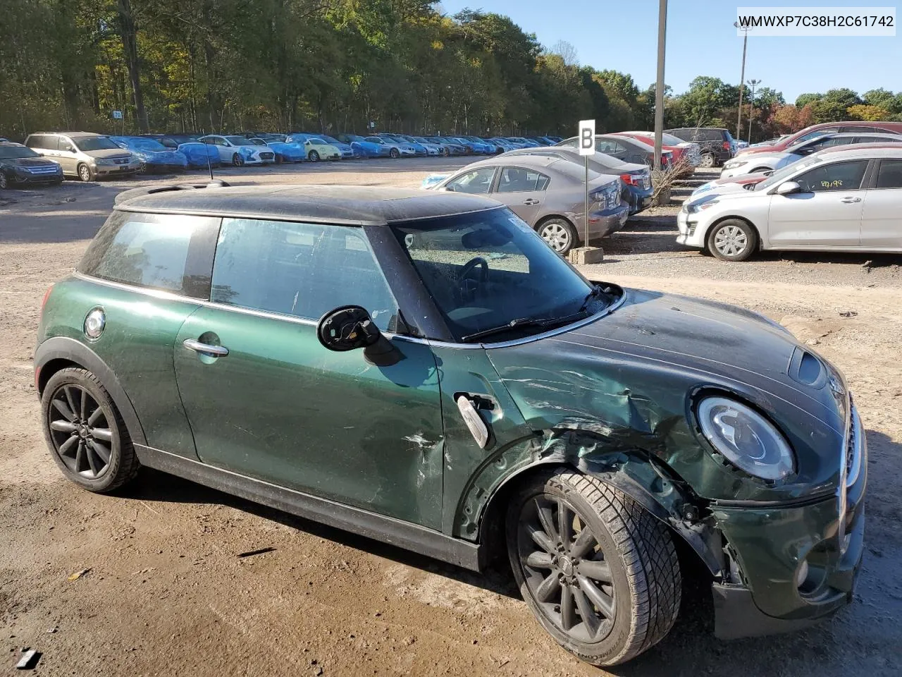 WMWXP7C38H2C61742 2017 Mini Cooper S