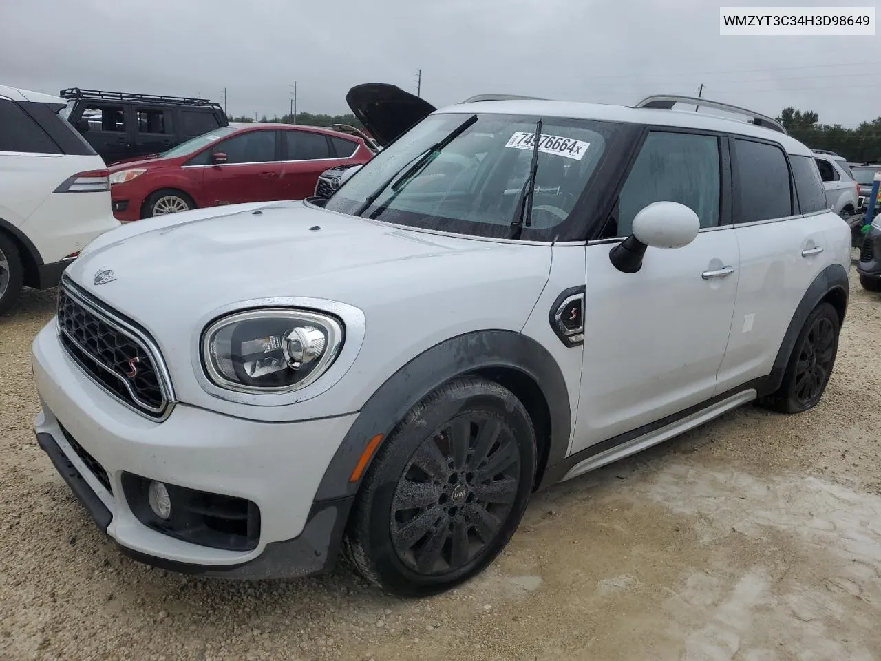 2017 Mini Cooper S Countryman VIN: WMZYT3C34H3D98649 Lot: 74976664