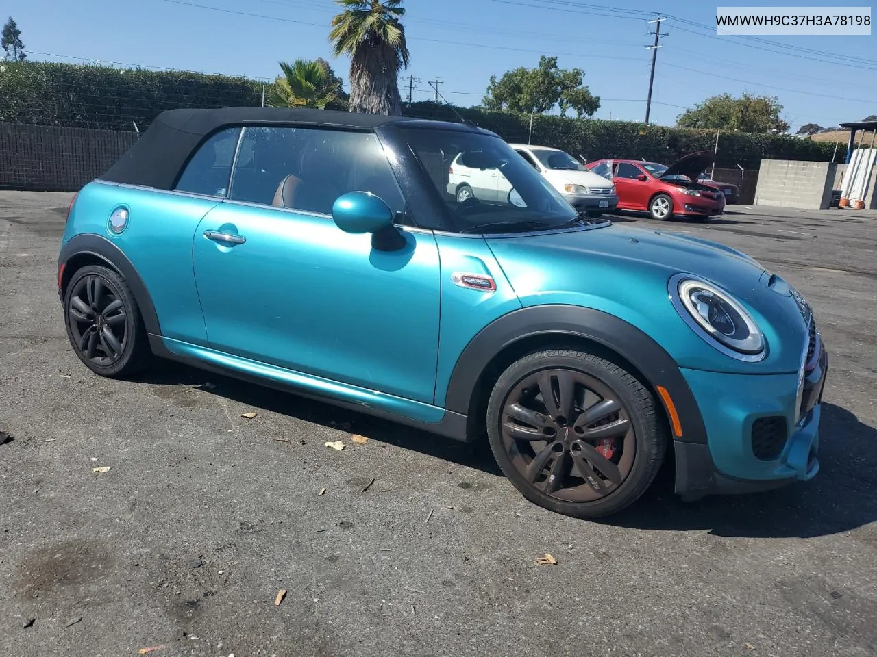 2017 Mini Cooper John Cooper Works VIN: WMWWH9C37H3A78198 Lot: 75043514