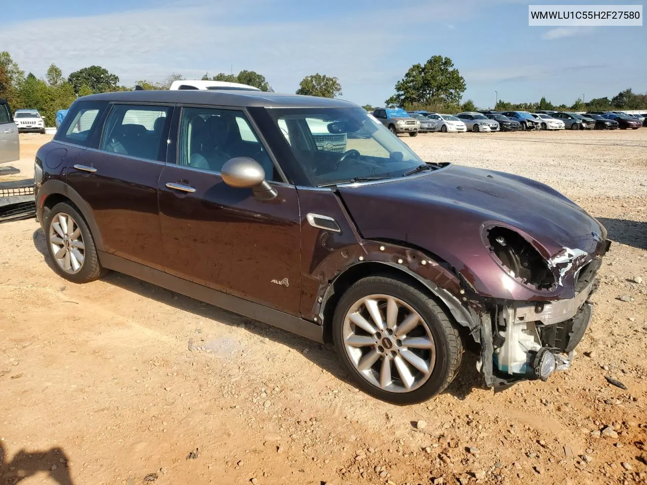 WMWLU1C55H2F27580 2017 Mini Cooper Clubman All4