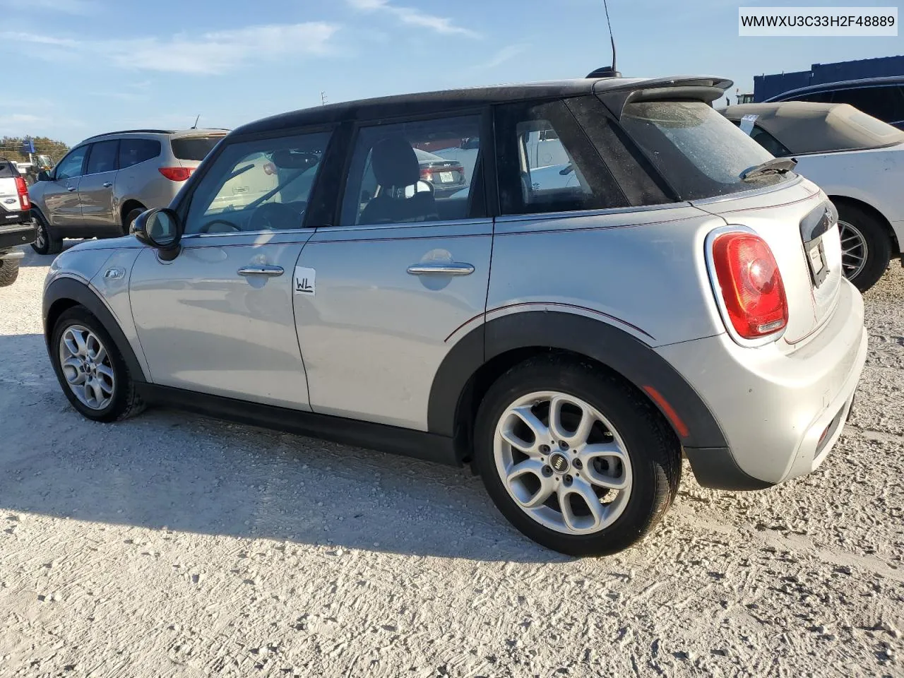 2017 Mini Cooper S VIN: WMWXU3C33H2F48889 Lot: 75458024