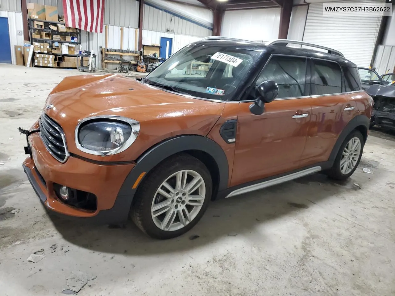 2017 Mini Cooper Countryman VIN: WMZYS7C37H3B62622 Lot: 76171504