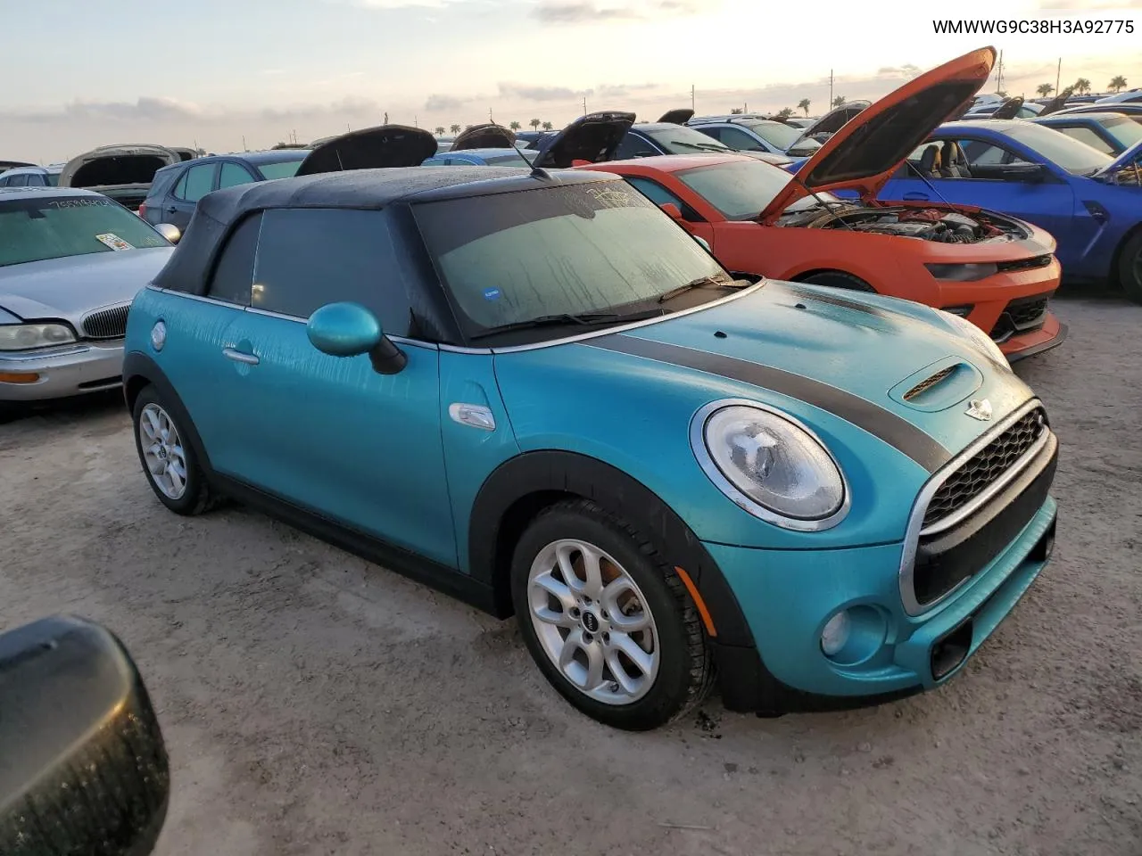 2017 Mini Cooper S VIN: WMWWG9C38H3A92775 Lot: 76286724