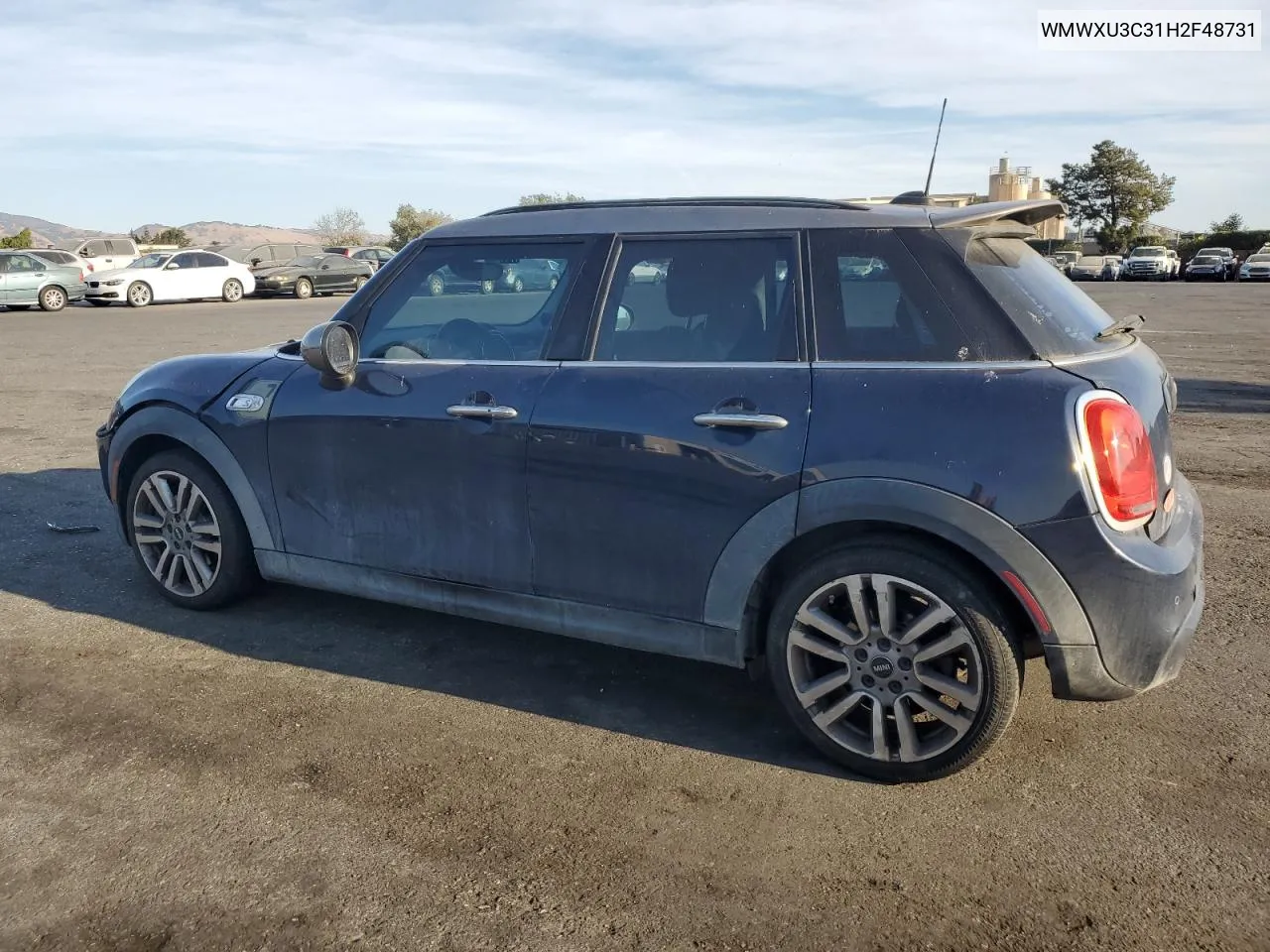 2017 Mini Cooper S VIN: WMWXU3C31H2F48731 Lot: 76764574