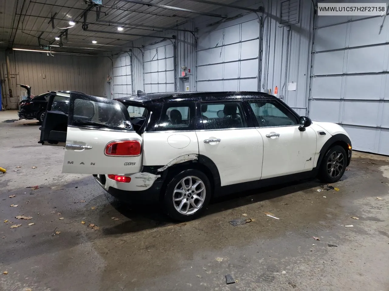 2017 Mini Cooper Clubman All4 VIN: WMWLU1C57H2F27158 Lot: 77672744