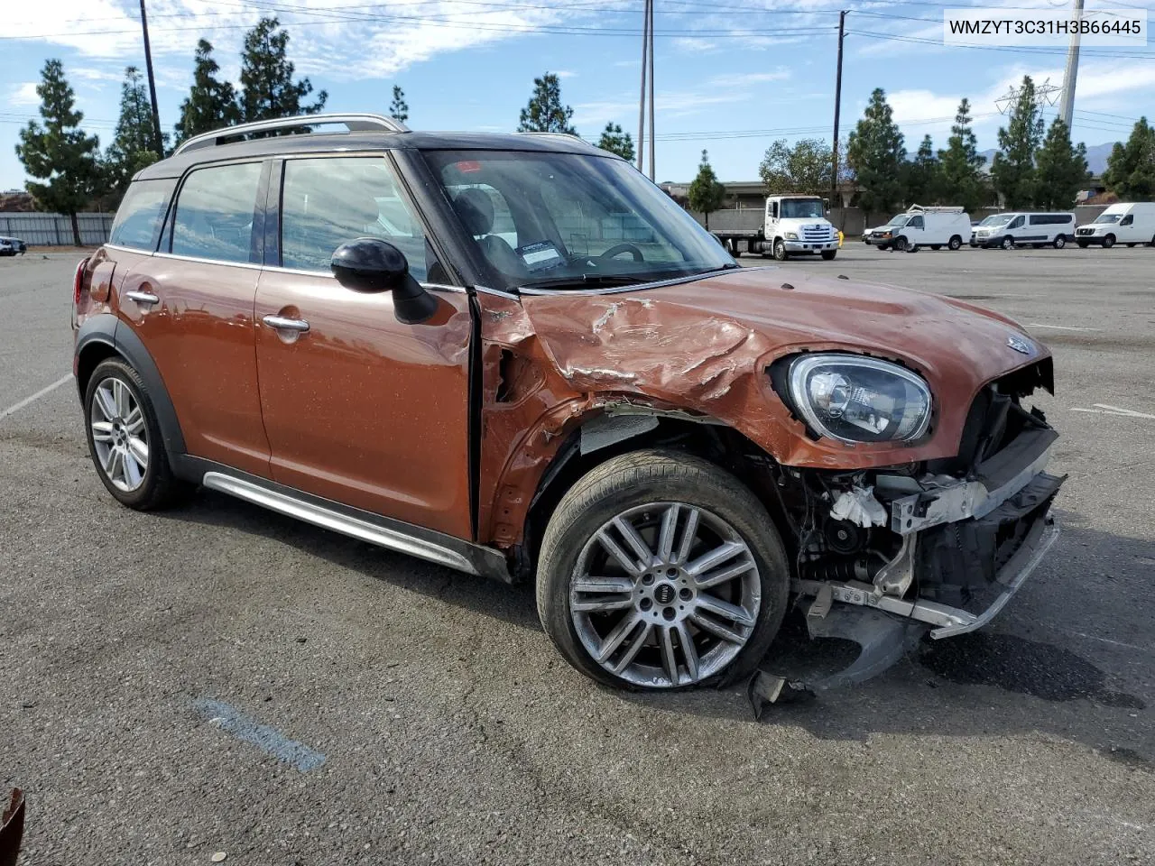 2017 Mini Cooper S Countryman VIN: WMZYT3C31H3B66445 Lot: 78665104