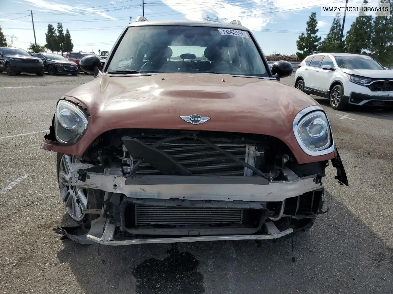 2017 Mini Cooper S Countryman VIN: WMZYT3C31H3B66445 Lot: 78665104