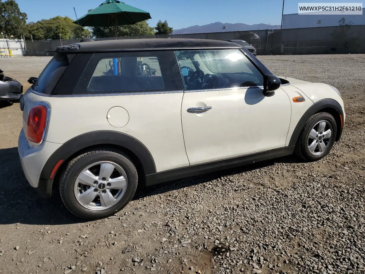 2017 Mini Cooper VIN: WMWXP5C31H2F61210 Lot: 80144924