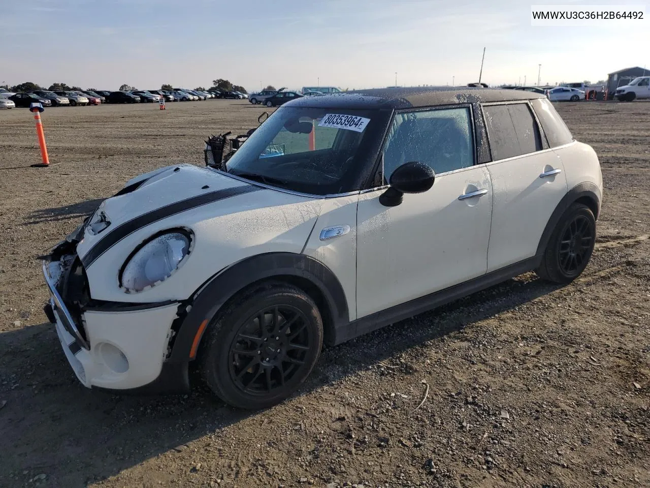 2017 Mini Cooper S VIN: WMWXU3C36H2B64492 Lot: 80353964