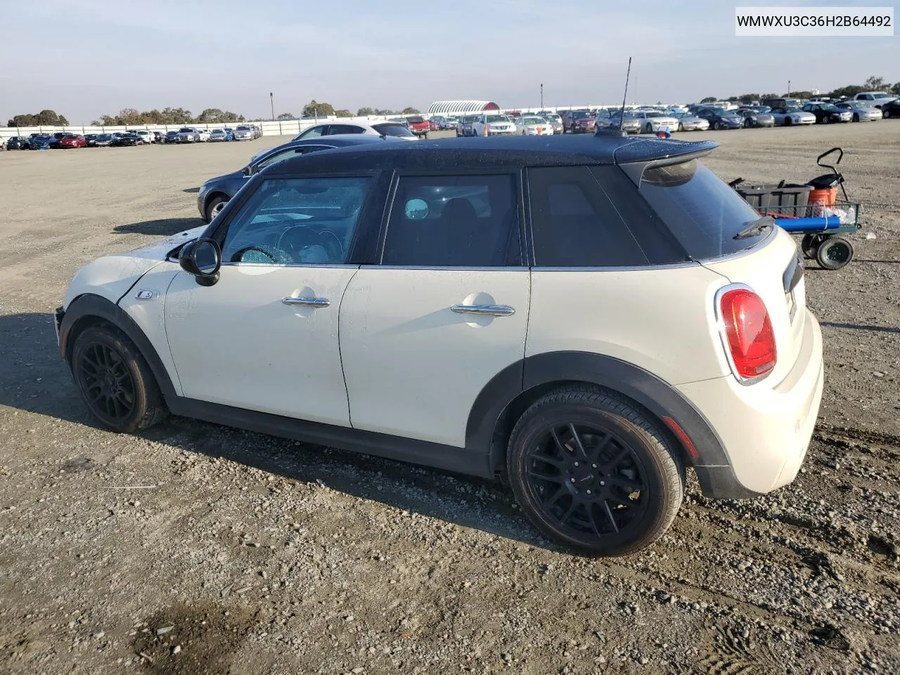 2017 Mini Cooper S VIN: WMWXU3C36H2B64492 Lot: 80353964