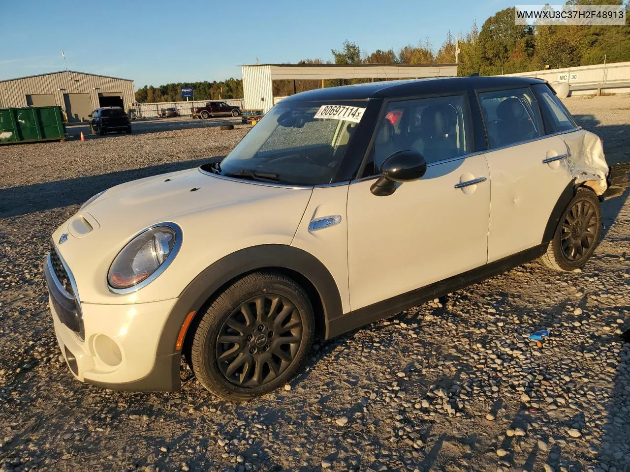 2017 Mini Cooper S VIN: WMWXU3C37H2F48913 Lot: 80697114