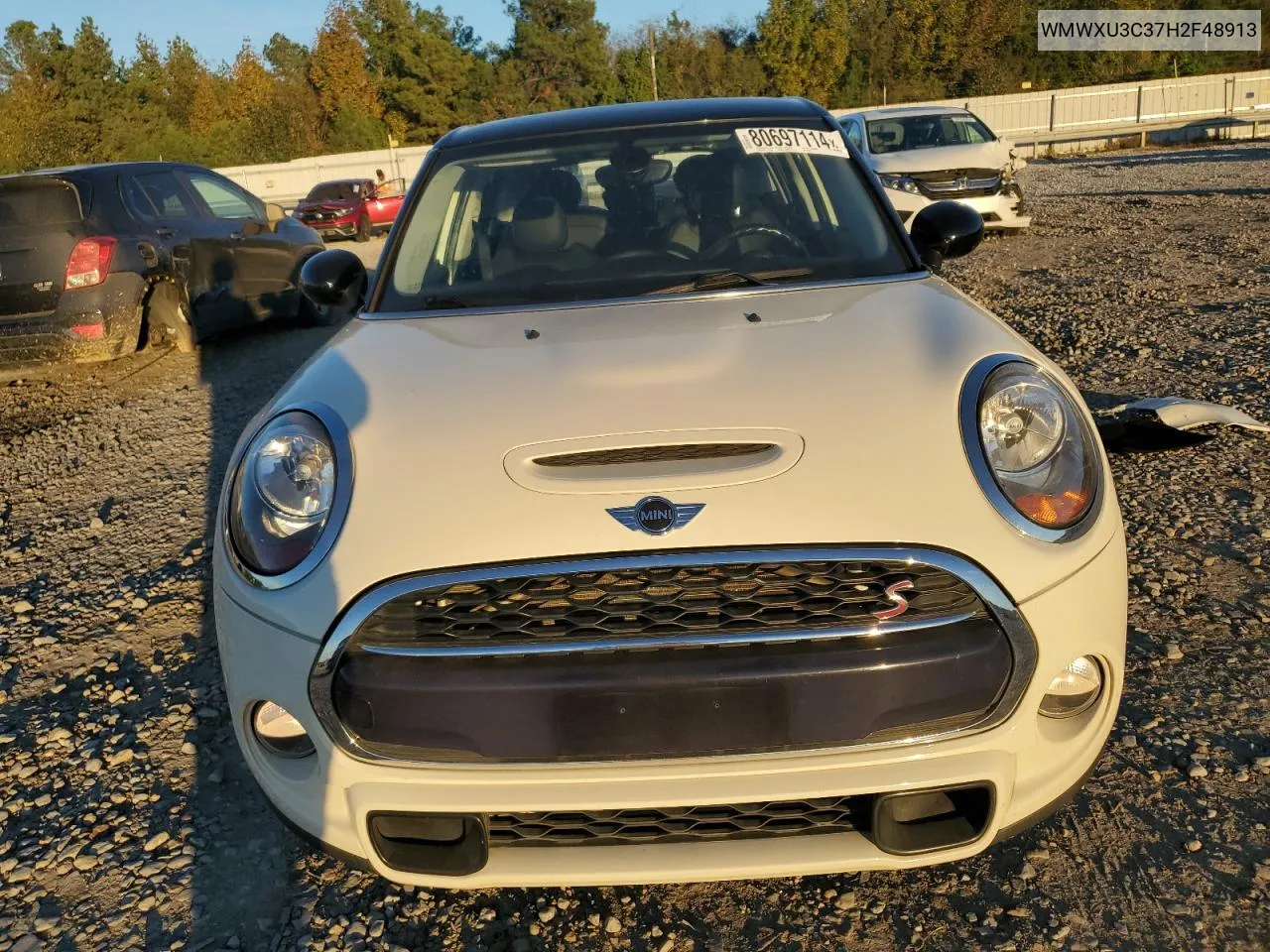 2017 Mini Cooper S VIN: WMWXU3C37H2F48913 Lot: 80697114