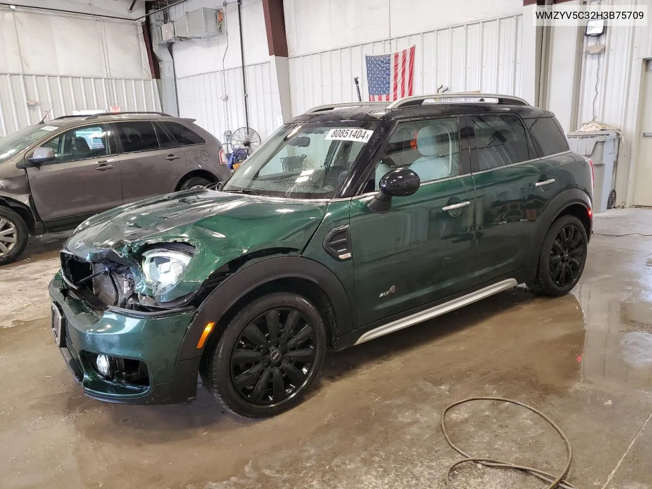 2017 Mini Cooper Countryman All4 VIN: WMZYV5C32H3B75709 Lot: 80851404