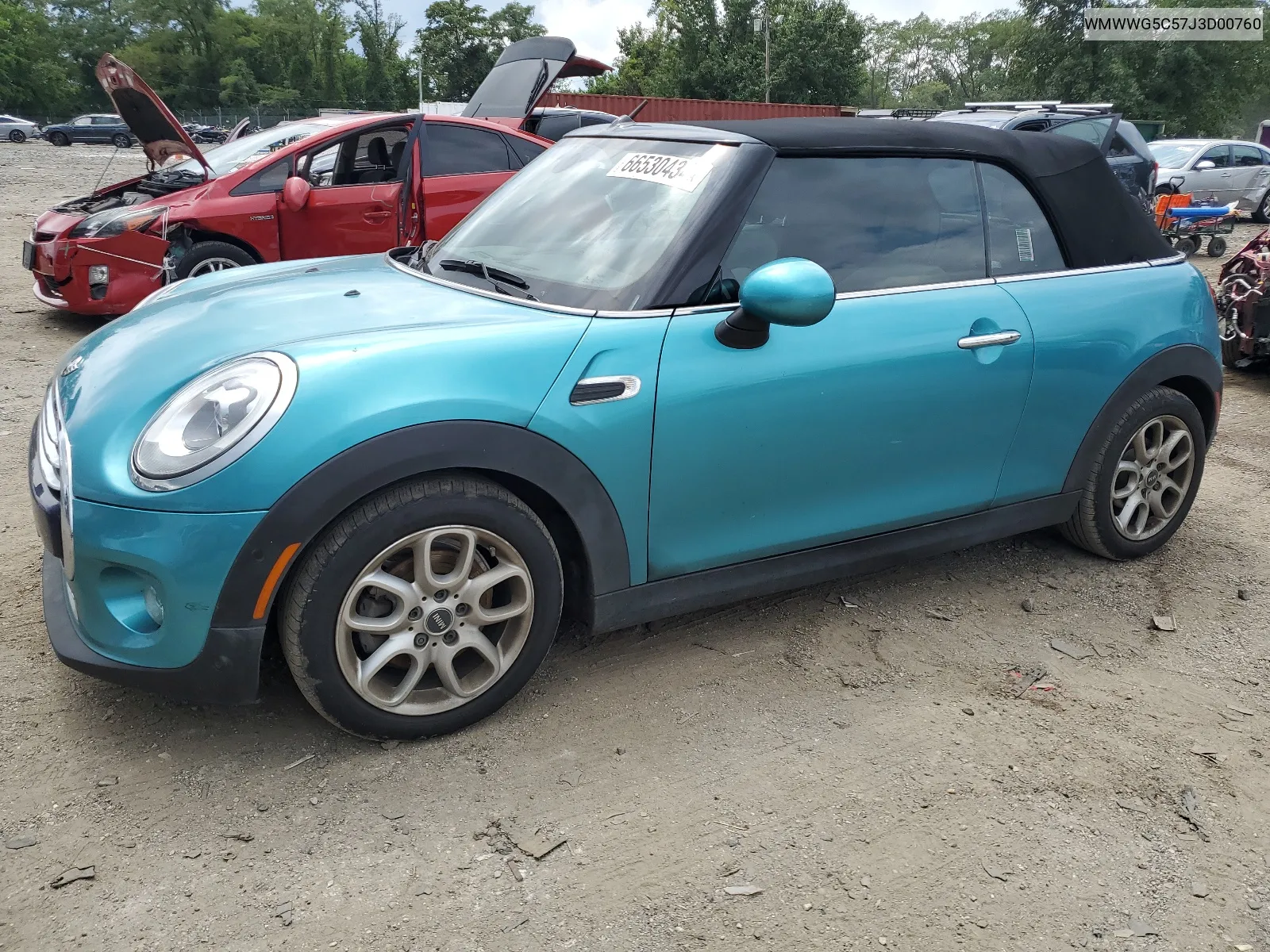 2018 Mini Cooper VIN: WMWWG5C57J3D00760 Lot: 66530434