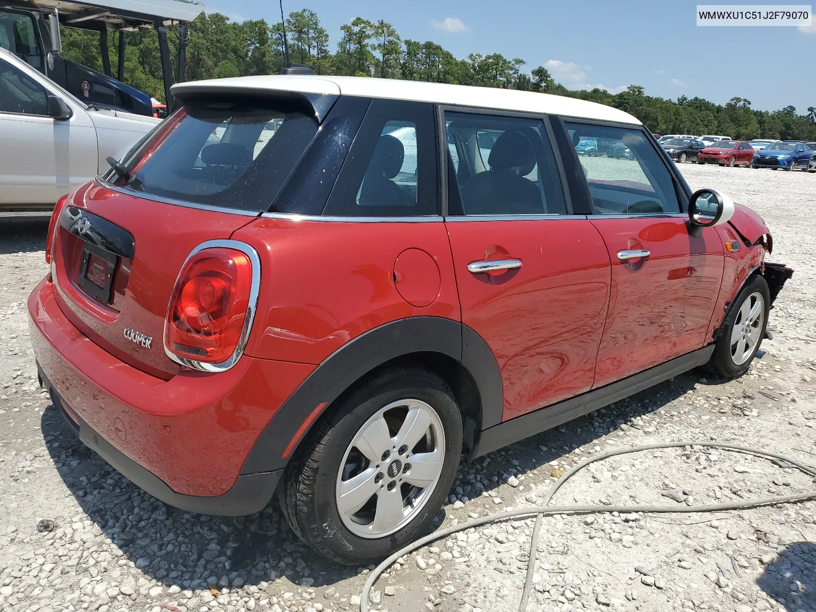 2018 Mini Cooper VIN: WMWXU1C51J2F79070 Lot: 66781074